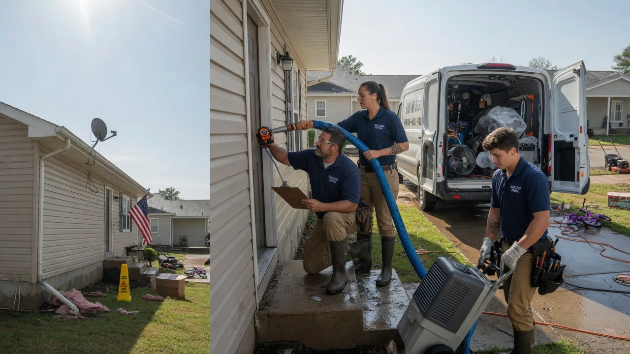 Ceiling Water Damage Restoration in Strawn, IL near me